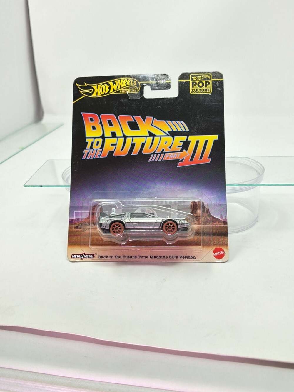 Hot Wheels Premium Pop Culture Back to the Future Time Machine 50's Version